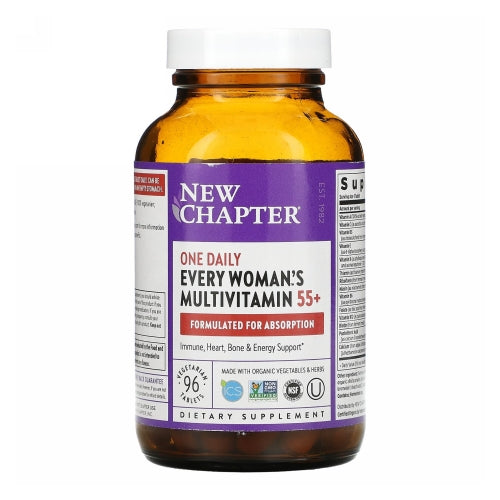 New Chapter, Every Woman's One Daily 55 Plus Multivitamin, 96 Tabs