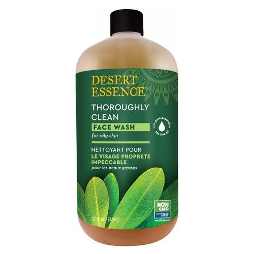 Desert Essence, Thoroughly Clean Face Wash For Oily Skin, 32 Oz