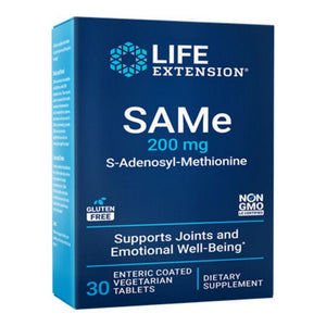 Life Extension, SAMe S-Adenosyl-Methionine Enteric Coated, 200 Mg, 30 Tabs