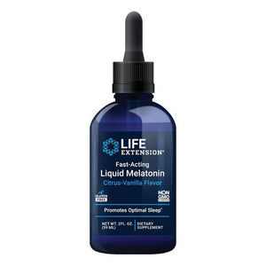 Life Extension, Fast-Acting Liquid Melatonin Citrus-Vanilla, 3mg, 2 Oz