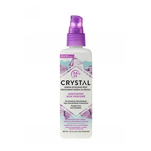 Crystal, Mineral-Enriched Deodorant Spray Unscented, 4 Oz