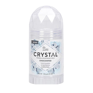 Crystal, Mineral Deodorant Stick Unscented, 4.25 Oz