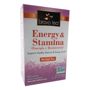 Bravo Tea, Energy And Stamina Heerbal Tea, 20 bags