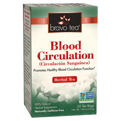 Bravo Tea & Herbs, Blood Circulation Herbal Tea, 20 Bags