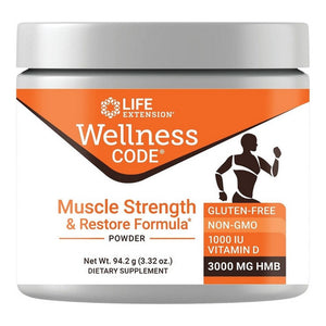 Life Extension, Wellness Code Muscle Strength & Restore Formula, 3.32 Oz