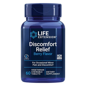 Life Extension, Discomfort Relief Berry, 60 Chewable Tabs