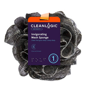Cleanlogic, Invigorating Mesh Sponge, 1 Count