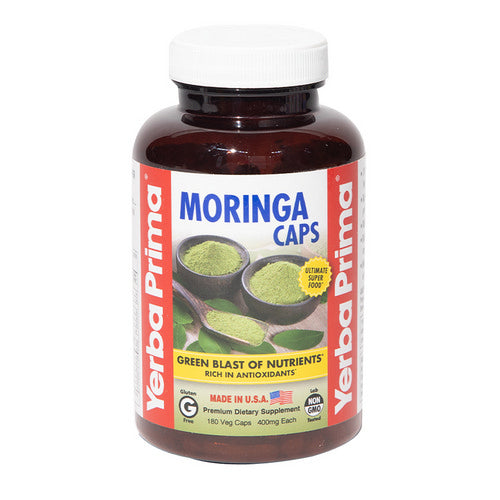 Yerba Prima, Moringa Caps, 180 Count