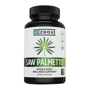 Zhou Nutrition, Saw Palmetto, 100 Caps