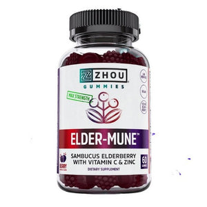 Zhou Nutrition, Elder-Mune, 60 Vegan Gummines