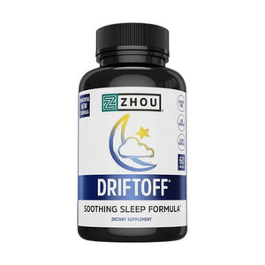 Zhou Nutrition, Driftoff Soothing Sleep Formula, 60 Caps