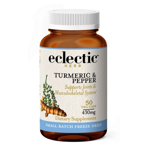 Eclectic Herb, Turmeric & Pepper, 50 Caps