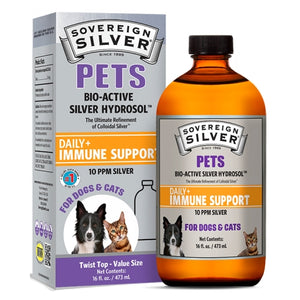 Sovereign Silver, Bio-Active Silver Hydrosol for Pets, 16 Oz