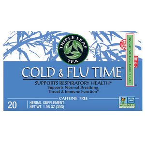 Triple Leaf Tea, Cold And Flu Time Tea, 20 Bags