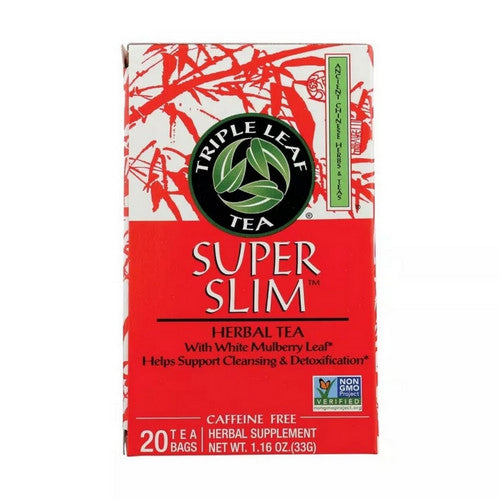 Triple Leaf Tea, Super Slim Herbal Tea Caffeine-Free, 20 Bags
