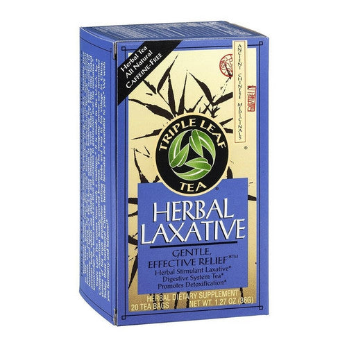 Triple Leaf Tea, Herbal Laxative Tea, 20 Bags