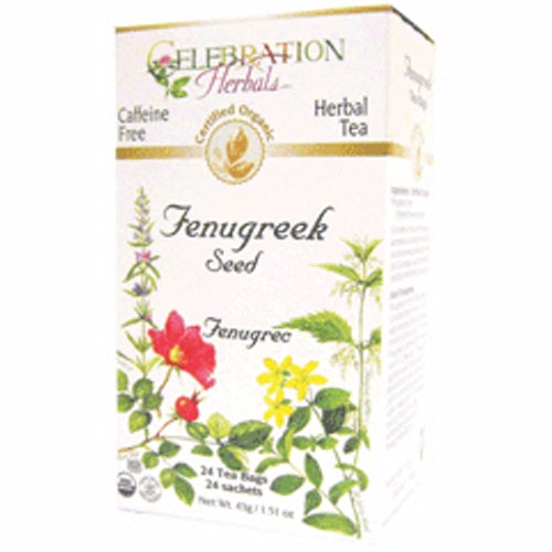 Celebration Herbals, Organic Fenugreek Seed Tea, 24 Bags