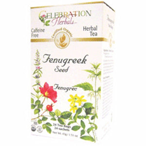 Celebration Herbals, Organic Fenugreek Seed Tea, 24 Bags