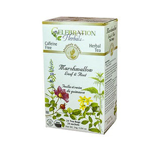 Celebration Herbals, Organic Marshmallow Leaf And Root Tea Caffeine Free, 24 Bags