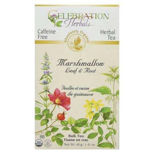 Celebration Herbals, Organic Marshmallow Leaf And Root Tea, 40 Grams