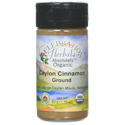 Celebration Herbals, Organic Cinnamon Ground, 43 Grams