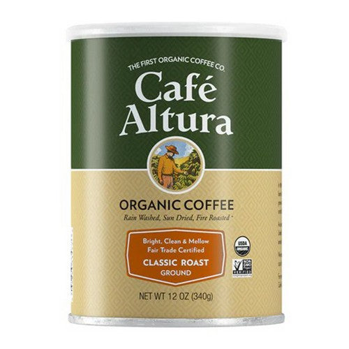 Cafe Altura, Fair Trade Classic Roasted Ground Coffee, 12 Oz