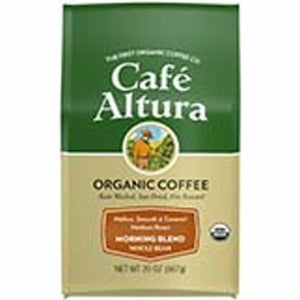 Cafe Altura, Morning Blend Whole Bean Coffee, 1.25 lbs
