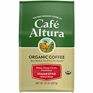 Cafe Altura, Italian Roast Whole Bean Coffee, 1.25 lbs