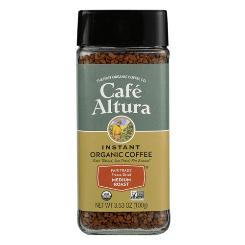 Cafe Altura, Organic Fair Trade Instant Coffee, 3.53 Oz