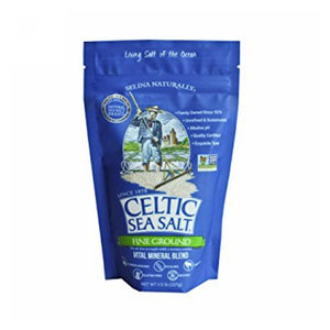 Celtic Sea Salt, Fine Ground Mineral Sea Salt, 8 Oz