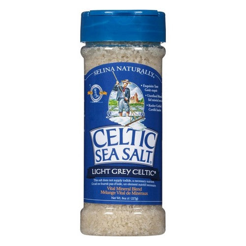Celtic Sea Salt, Light Grey Celtic Sea Salt Shaker, 8 Oz