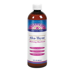 Heritage Store, Alka-Thyme Mouthwash, 16 Fl Oz