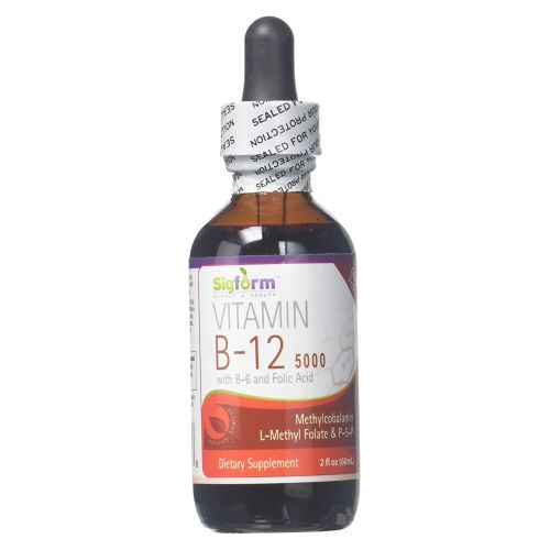 Sigform, Vitamin B12 5000, 5000 mcg, 2 Oz