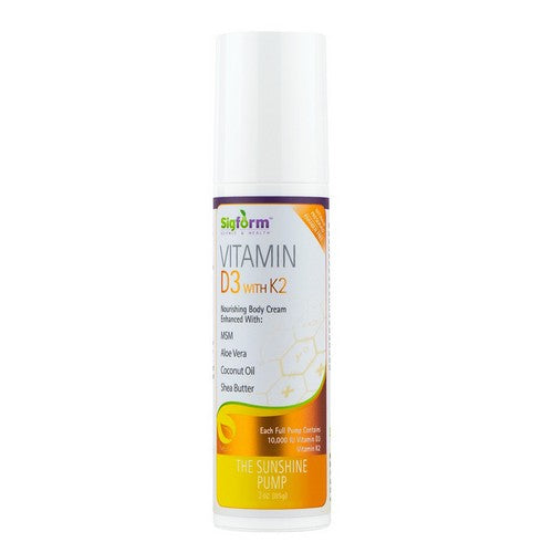 Sigform, Vitamin D3 & K2 Cream, 3 Oz