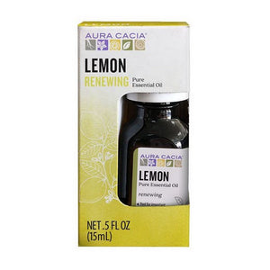 Aura Cacia, Lemon Essential Oil Boxed, 0.5 Oz