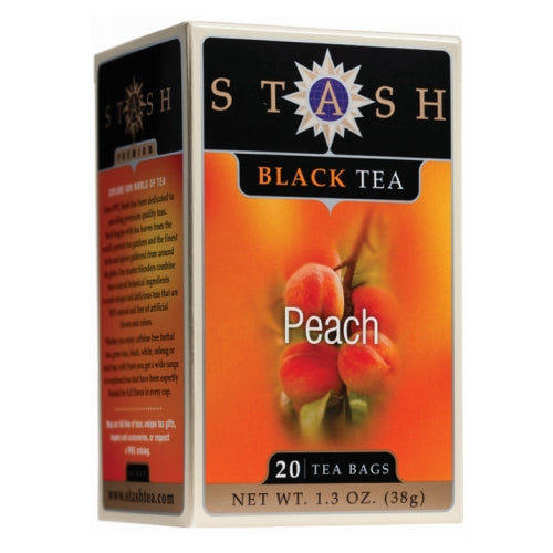 Stash Tea, Black Tea Peach, 20 Bags