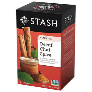 Stash Tea, Black Tea Decaf Chai Spice, 18 Count