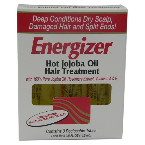 Hobe Labs, Energizer Hot Jojoba Oil Hair Treatment, 1.5 Oz / 3 Tubes