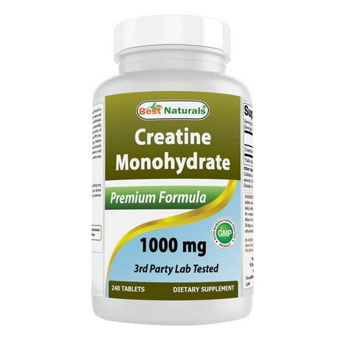 Best Naturals, Creatine Monohydrate, 1000 mg, 240 Tabs
