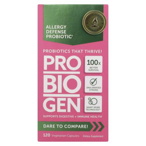 Probiogen, Aller Defense Spore Probiotic With Smart Spore Technology, 120 Veg Caps