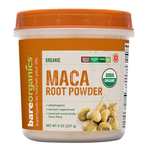 Bare Organics, Organic Maca Powder, 8 Oz