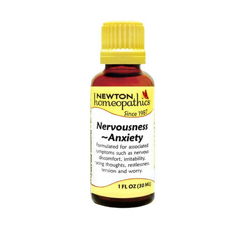 Newton Homeopathics, Nervousness-Anxiety, 1 Oz