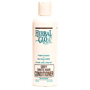 Herbal Glo, Grey White Hair Conditioner, 8 Oz