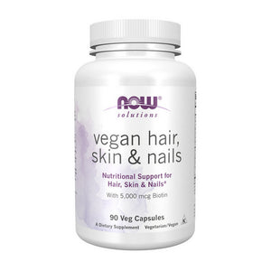 Now Foods, Vegan Hair, Skin & Nails, 5000 mcg, 90 Veg Caps