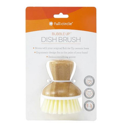 Full Circle Home, Bubble Up Dish Brush White, 1 Count