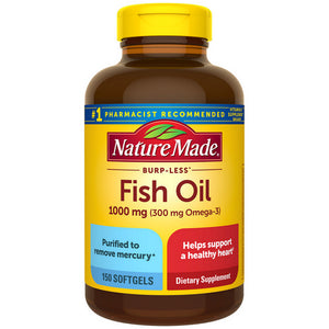 Nature Made, Nature Made Fish Oil Liquid Softgels, 150 Caps