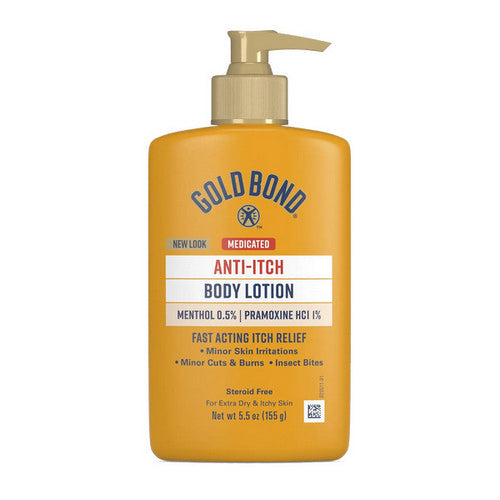 Gold Bond, Medicated Anti-Itch Body Lotion, 5.5 Oz