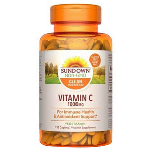 Sundown Naturals, High Potency Vitamin C Caplets, 1000 Mg, 133 Tabs