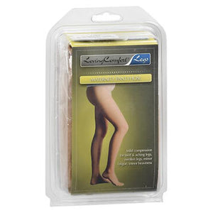 Loving Comfort, Maternity Pantyhose Firm Compression Tall Beige, 1 Each