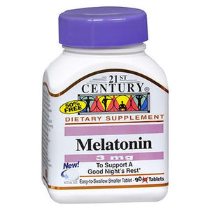21st Century, Melatonin, 3 mg, 90 Tabs